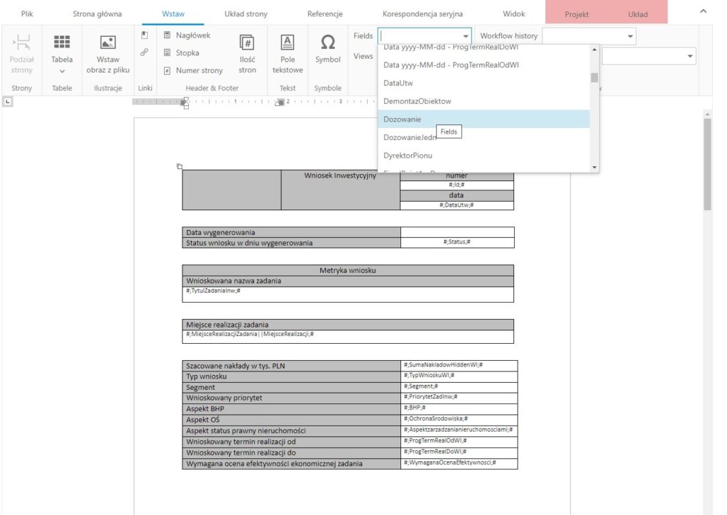 Generowanie plików pdf