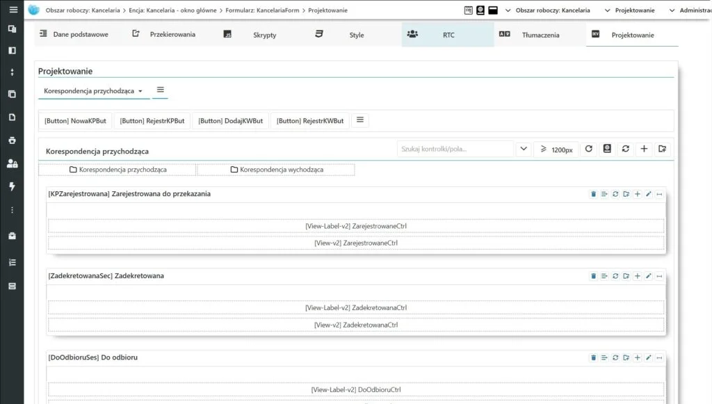 Kreator workflow w systemie EOD