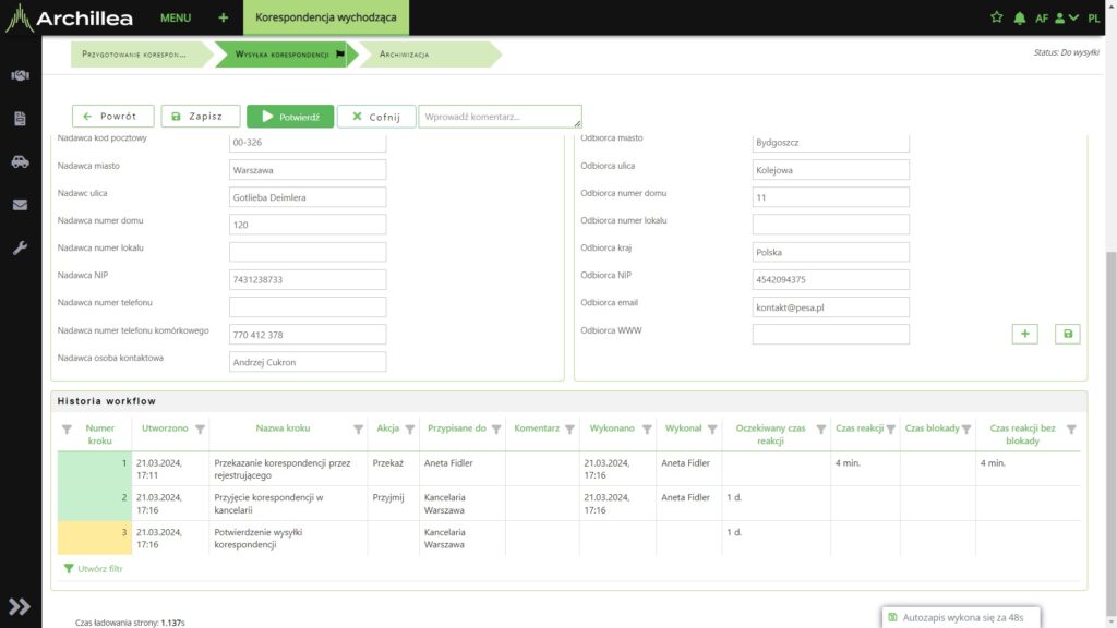 Wysyłka korespondencji w systemie EOD integracja z systemem pocztowym i eDoręczenia