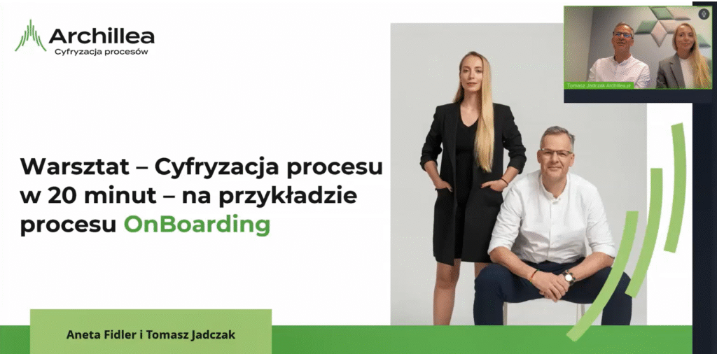 Webinar - cyfryzacja procesu